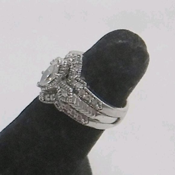 Rare Estate Elegant Victoria Wieck/Meda Absolute Ring With Guard - Picture 5 of 13